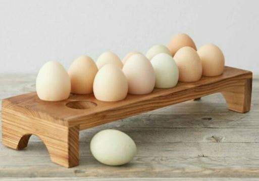 tray telur kayu