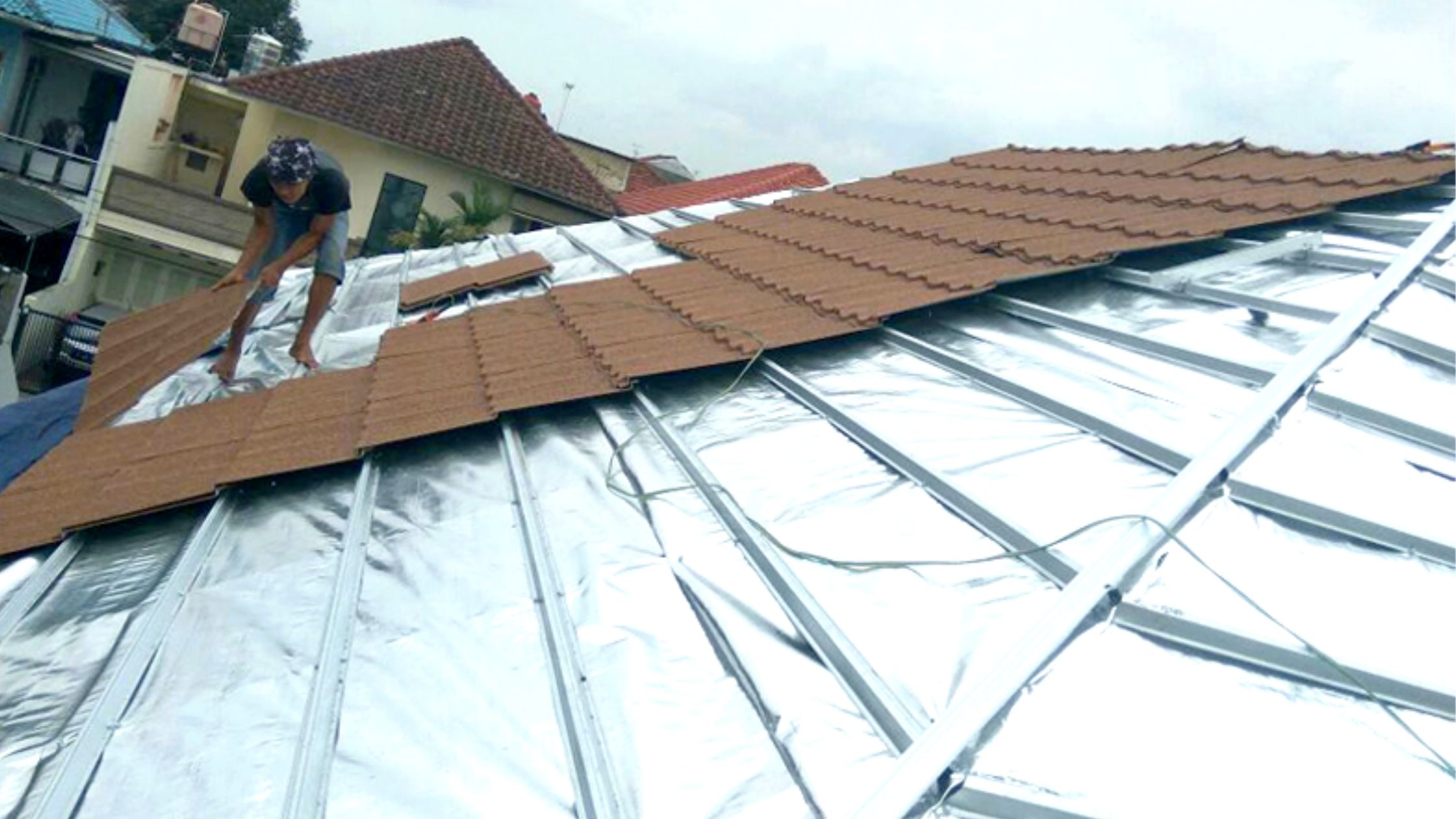 aluminium foil atap rumah