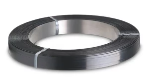 black steel strapping band
