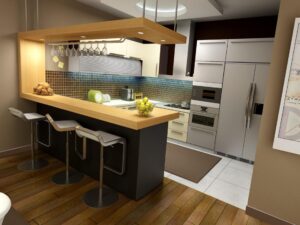 model kitchen set bar terbaru