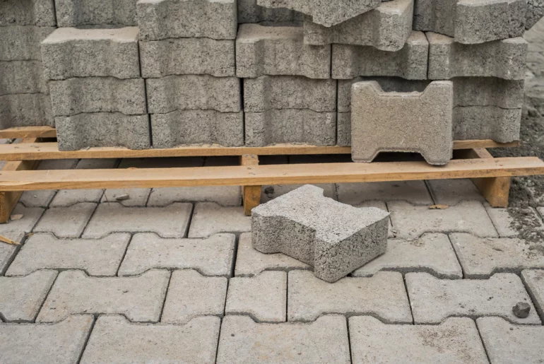 cara pasang paving block