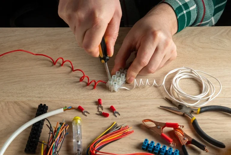 jenis pelindung sambungan kabel listrik - connector block